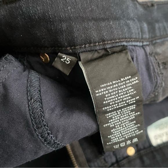 J Brand Alana 8227 Mid Rise Ankle Skinny, Blue Mercy - distressed knee - Picture 9 of 10